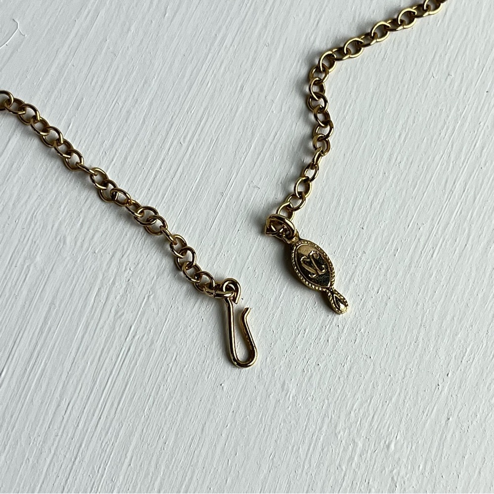 Vintage 1970’s Sarah Coventry Signed Desert Flower Pendant Necklace - Picture 5 of 16